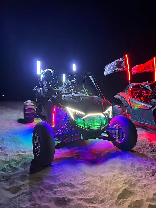 MB Whips Stage 2 Underglow for Rzr Pro R4