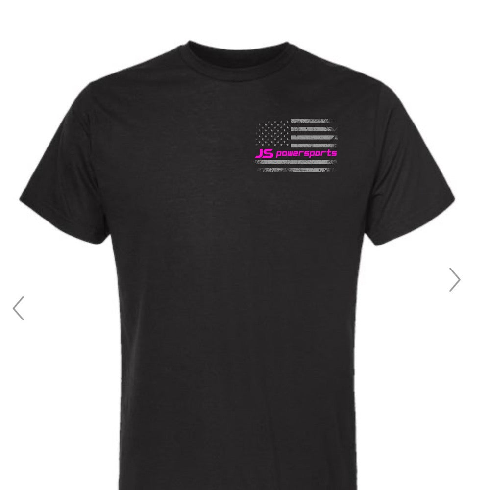 JS Powersports Black Flag T-Shirt