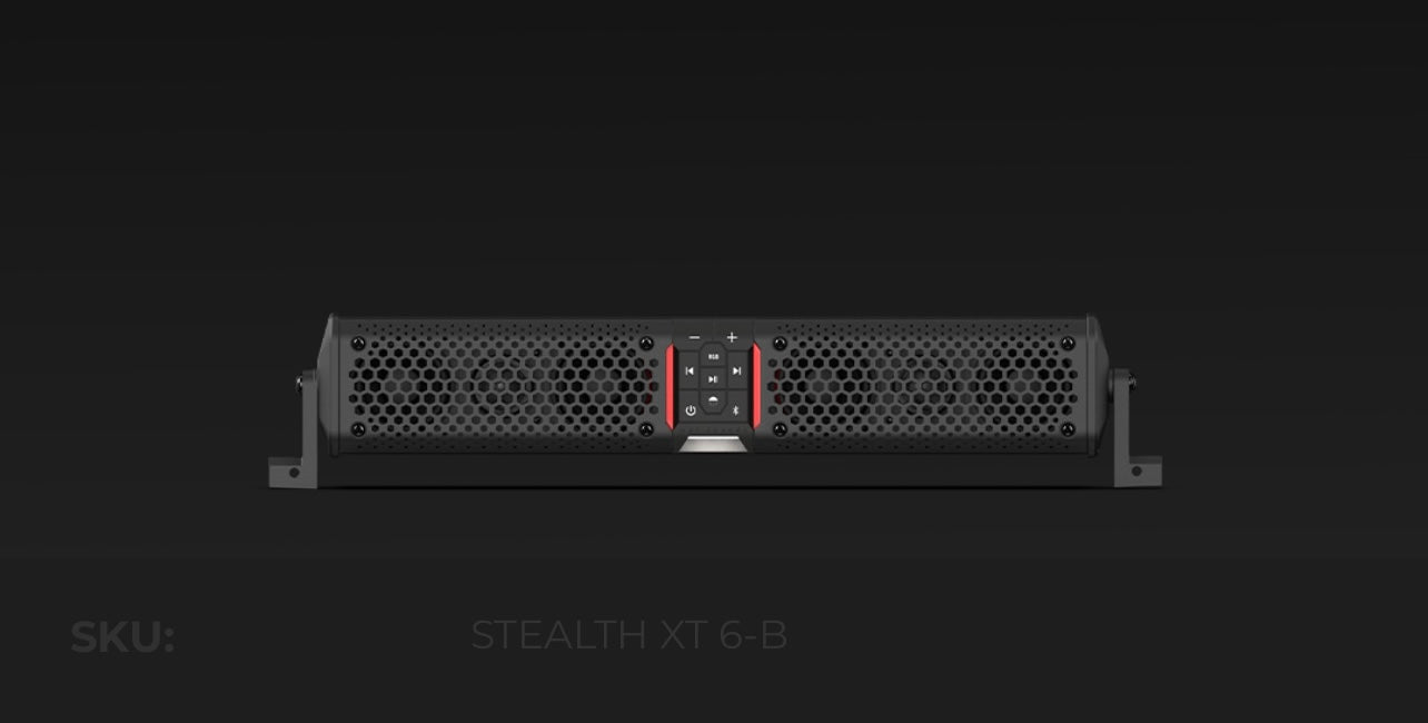 STEALTH XT 6-B All-In-One Amplified Bluetooth® Soundbar With Remote