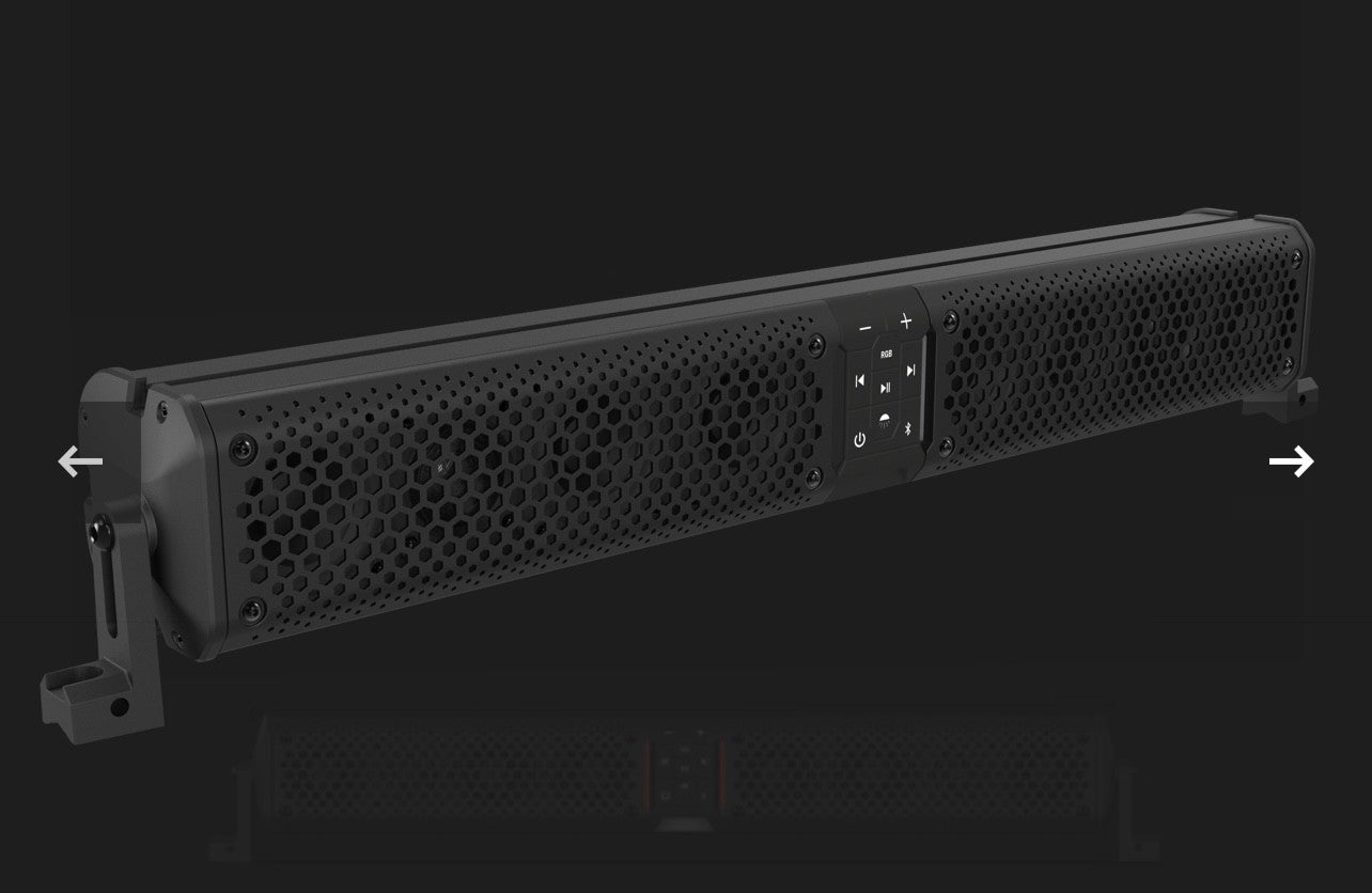 STEALTH XT 8-B All-In-One Amplified Bluetooth® Soundbar With Remote
