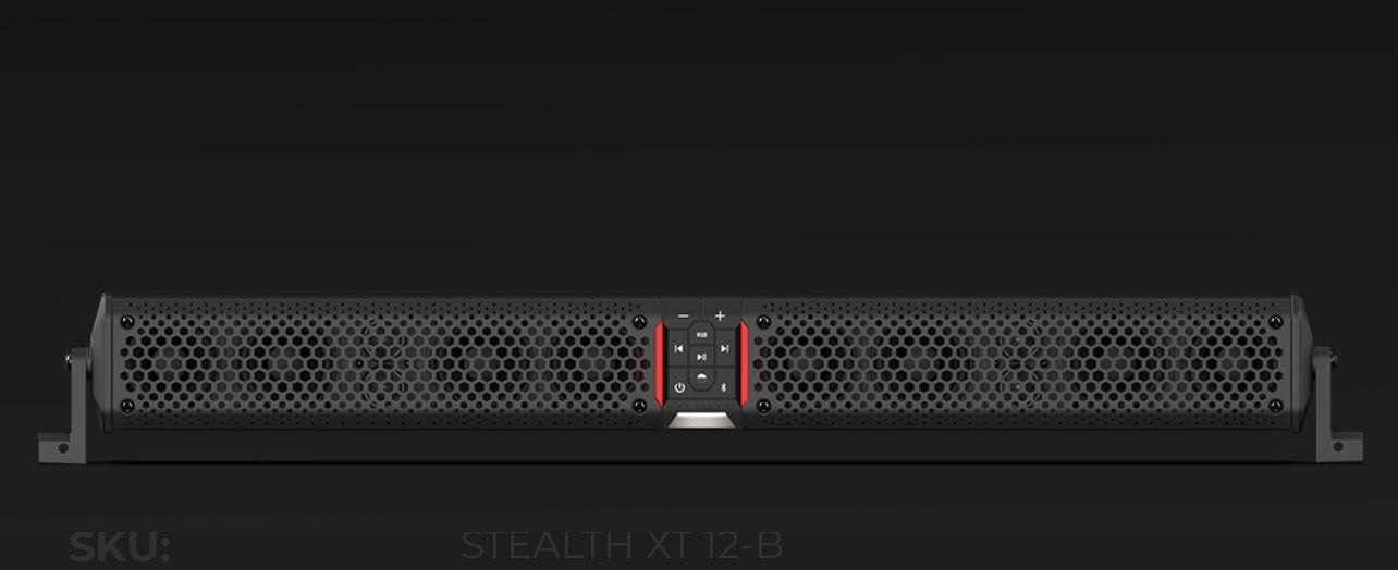 STEALTH XT 12-B All-In-One Amplified Bluetooth® Soundbar With Remote