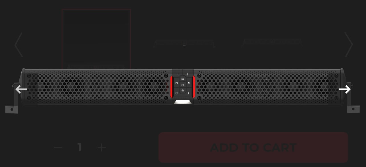 STEALTH XT 12-B All-In-One Amplified Bluetooth® Soundbar With Remote