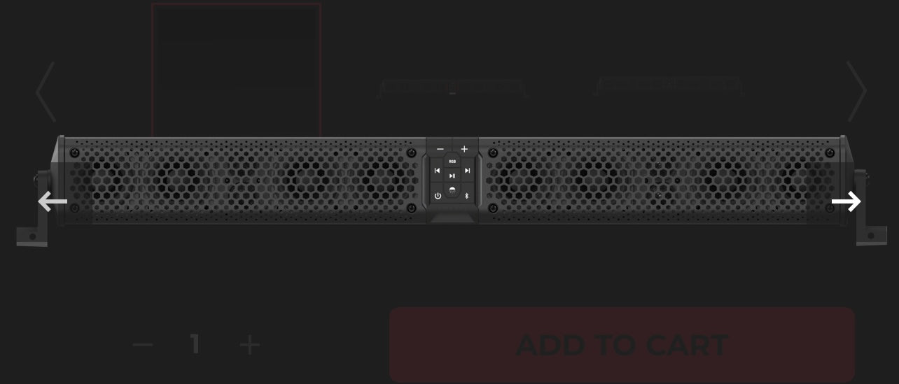 STEALTH XT 12-B All-In-One Amplified Bluetooth® Soundbar With Remote