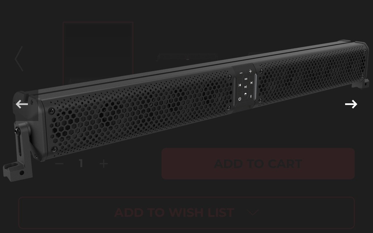STEALTH XT 12-B All-In-One Amplified Bluetooth® Soundbar With Remote