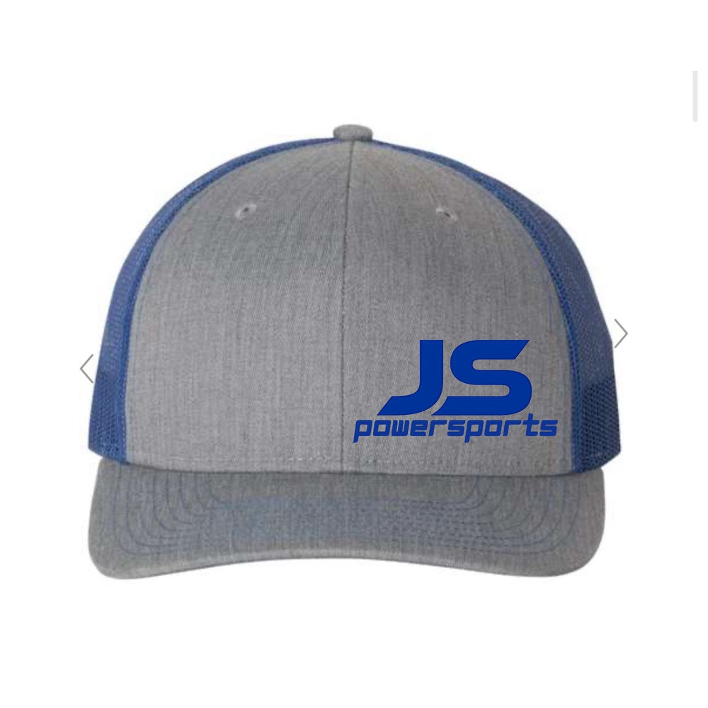 Blue Mesh Trucker Snapback Hat