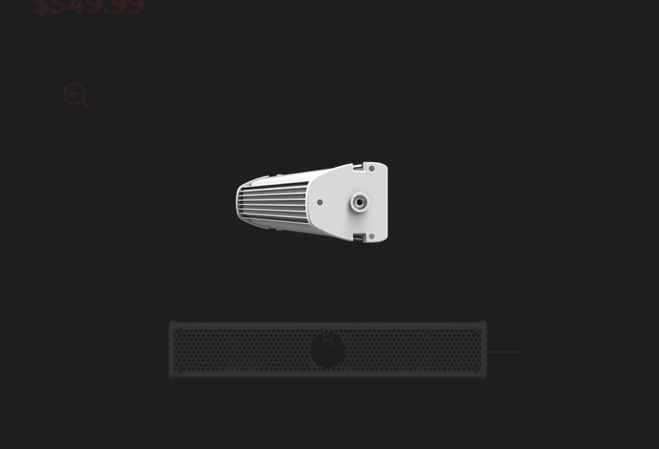 STEALTH-6 ULTRA HD-W  All-In-One Amplified Bluetooth® Soundbar With Remote